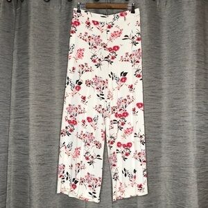 WORTHINGTON MEDIUM RAYON FLORAL WIDE LEG PANTS